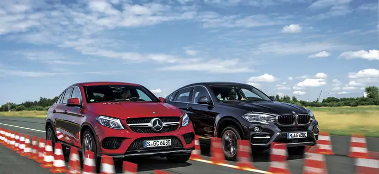 BMW X6 kontra Mercedes GLE Coupe - sprawdzamy, kto robi lepsze X6?