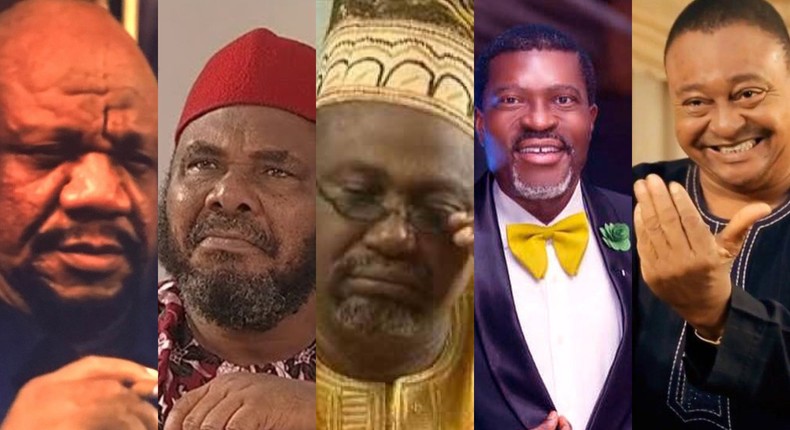 Alex Usifo, Pete Edochie, Kunle Bamtefa, Kanayo .O. Kanayo and Jide Kosoko 