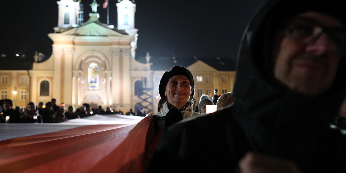 Demonstracja przed Sądem Najwyższym