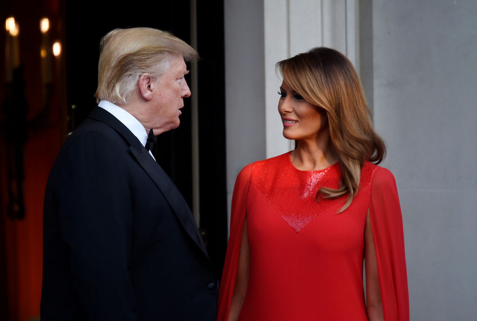 Melania Trump zainspirowała się kreacją Meghan Markle?