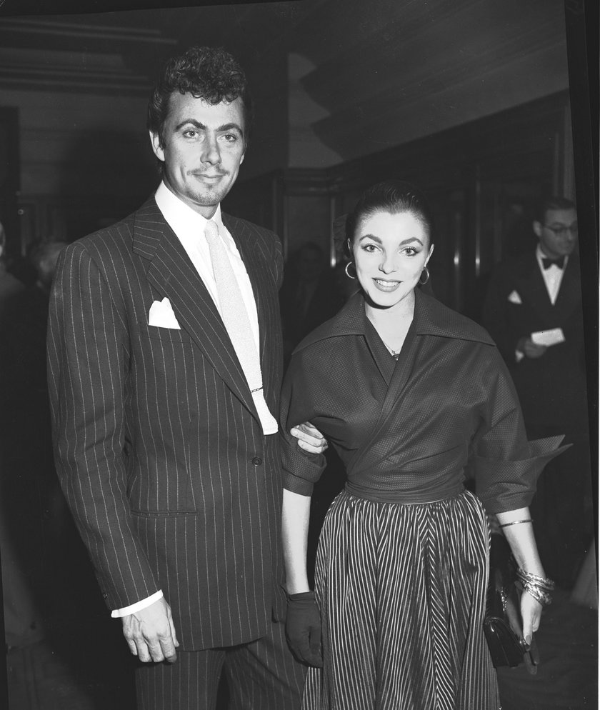 Joan Collins i Maxwell Reed
