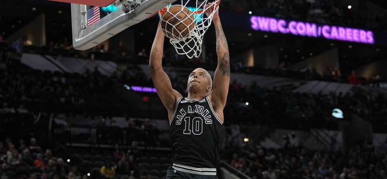 Jeremy Sochan w pierwszej piątce. Spurs pokonali Rockets