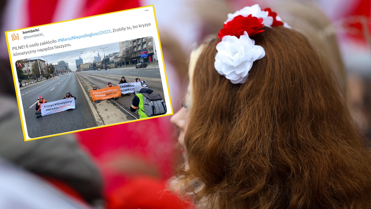 Incydent na Marszu Niepodległości. Aktywiści zablokowali trasę