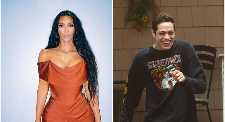 Kim Kardashian and Pete Davidson [Instagram/KimKardashian] [Instagram/PeteDavidson]