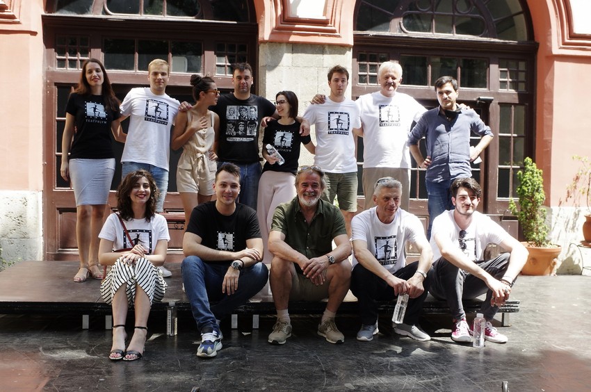 DON ŽUAN ekipa na sceni Teatrijuma