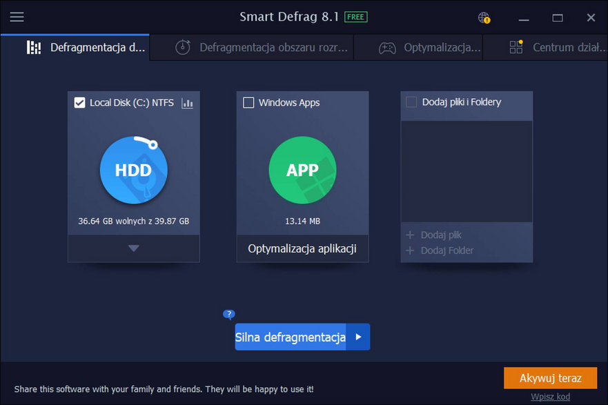IObit Smart Defrag Free