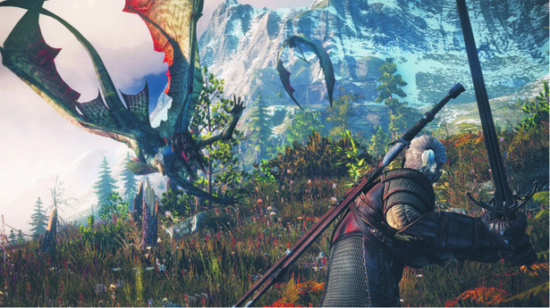 Kadr z gry „Wiedźmin 3”