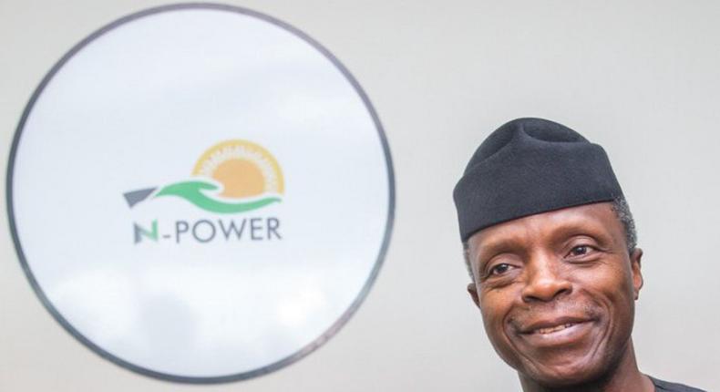 Acting President pays a visit to N-Power Situation Room