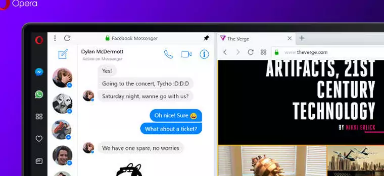 Opera 47 z udoskonaleniami dla obsługi wideo i nie tylko