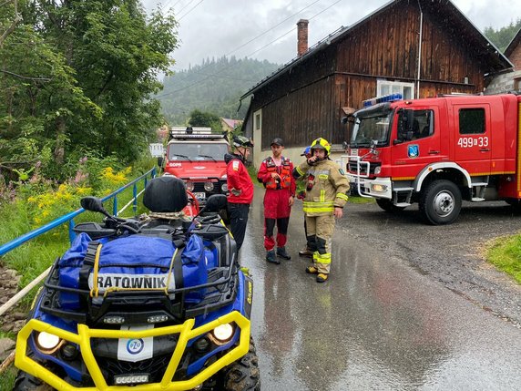 Wypadek balonu koło Szczawnicy