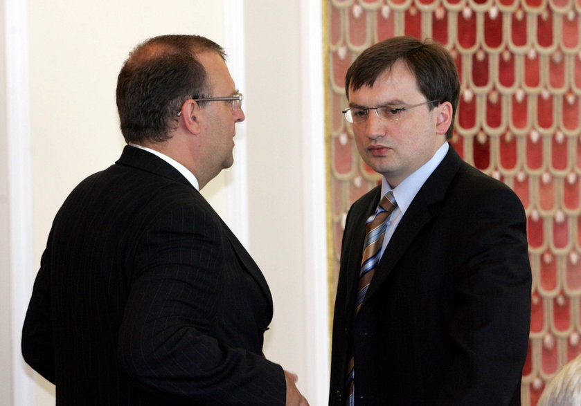 Kazimierz Ujazdowski i Zbigniew Ziobro w 2006 r.