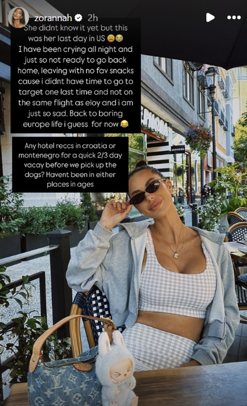 Zorannah o životu u Evropi