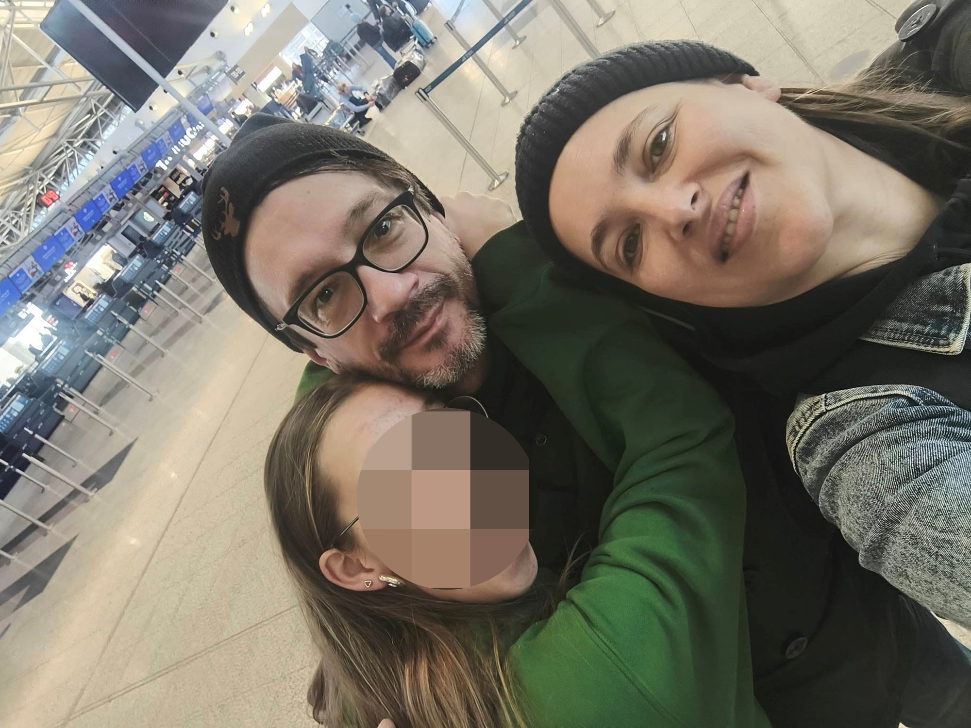 Barbora Vaculíková s partnerom a dcérou.