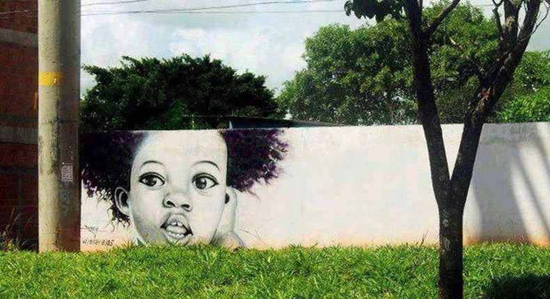 Street art and nature