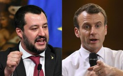 Gorąco na linii Francja-Włochy. Salvini nazwał Macrona "szaleńcem"