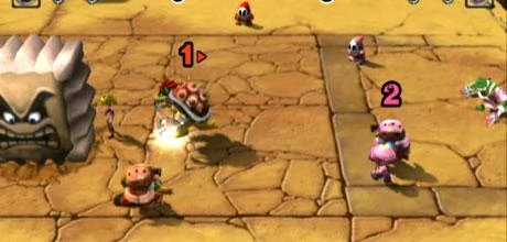 Screen z gry "Mario Strikers Charged"