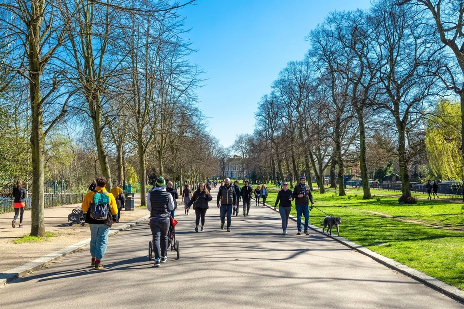 Viktorija park u Londonu tokom vikenda