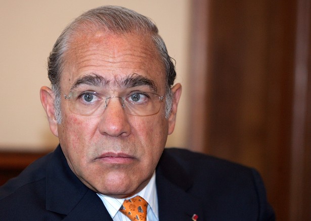 Sekretarz Generalny OECD Angel Gurria. Fot. Bloomberg