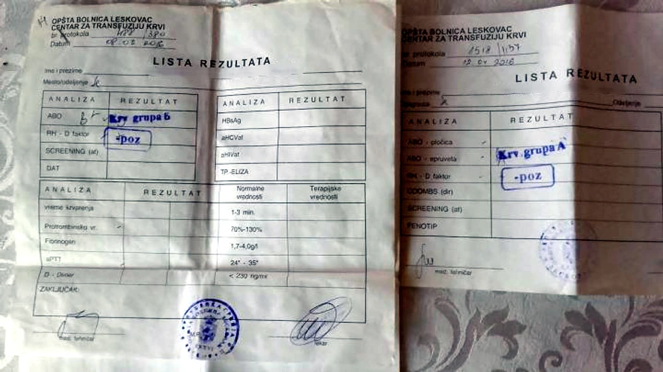 Pravi i pogrešni nalaz krvne grupe