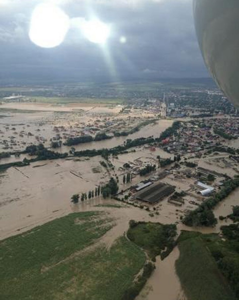 Zalane pola, wsie i miasteczka