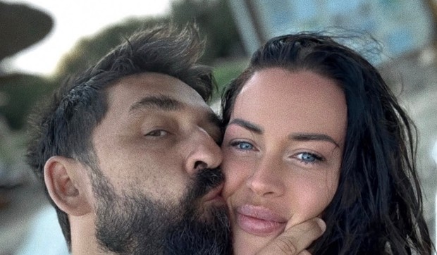 Ognjen Amidžić sa ženom