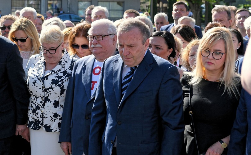 Lech Wałęsa, Grzegorz Schetyna, Henryka Krzywonos, Magdalena Adamowicz