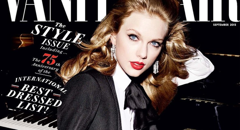 Taylor Swift cover Vanity Fair September 2015 issue