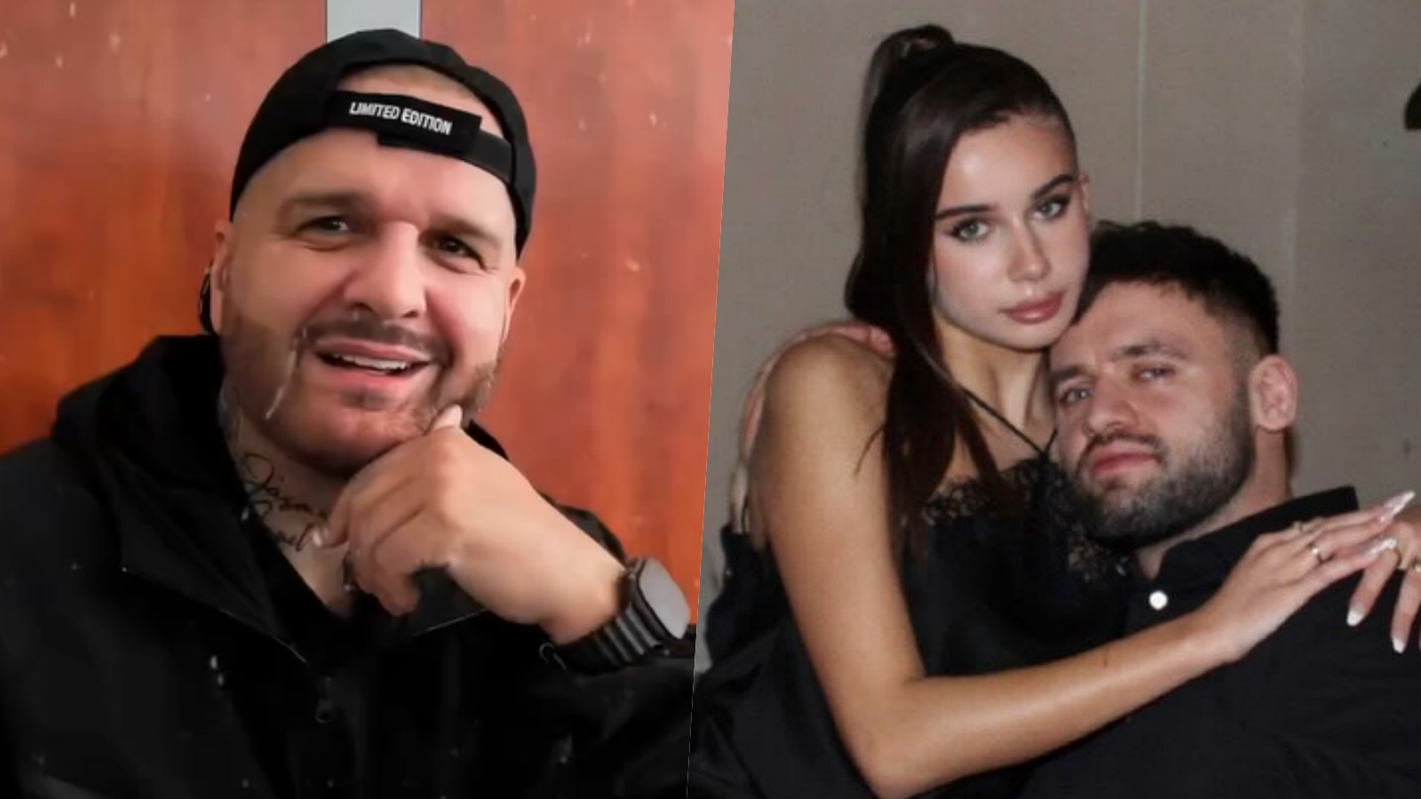 Raper Patrik Rytmus Vrbovský, Filip Sulík a jeho manželka Viktória. 