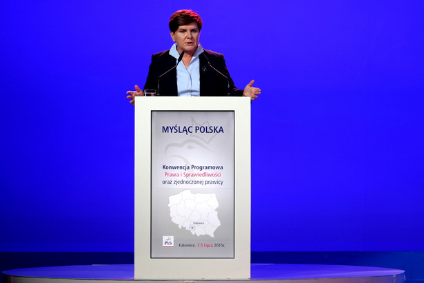 Szydło na konwencji PiS