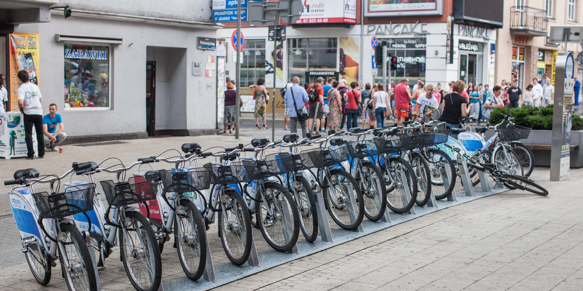 Wypożyczalnia rowerów miejskich w Poznaniu