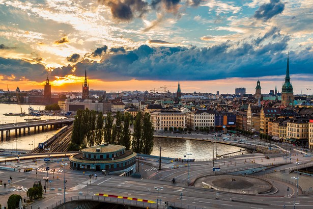 Gamla Stan, stara część Sztokholmu, Szwecja