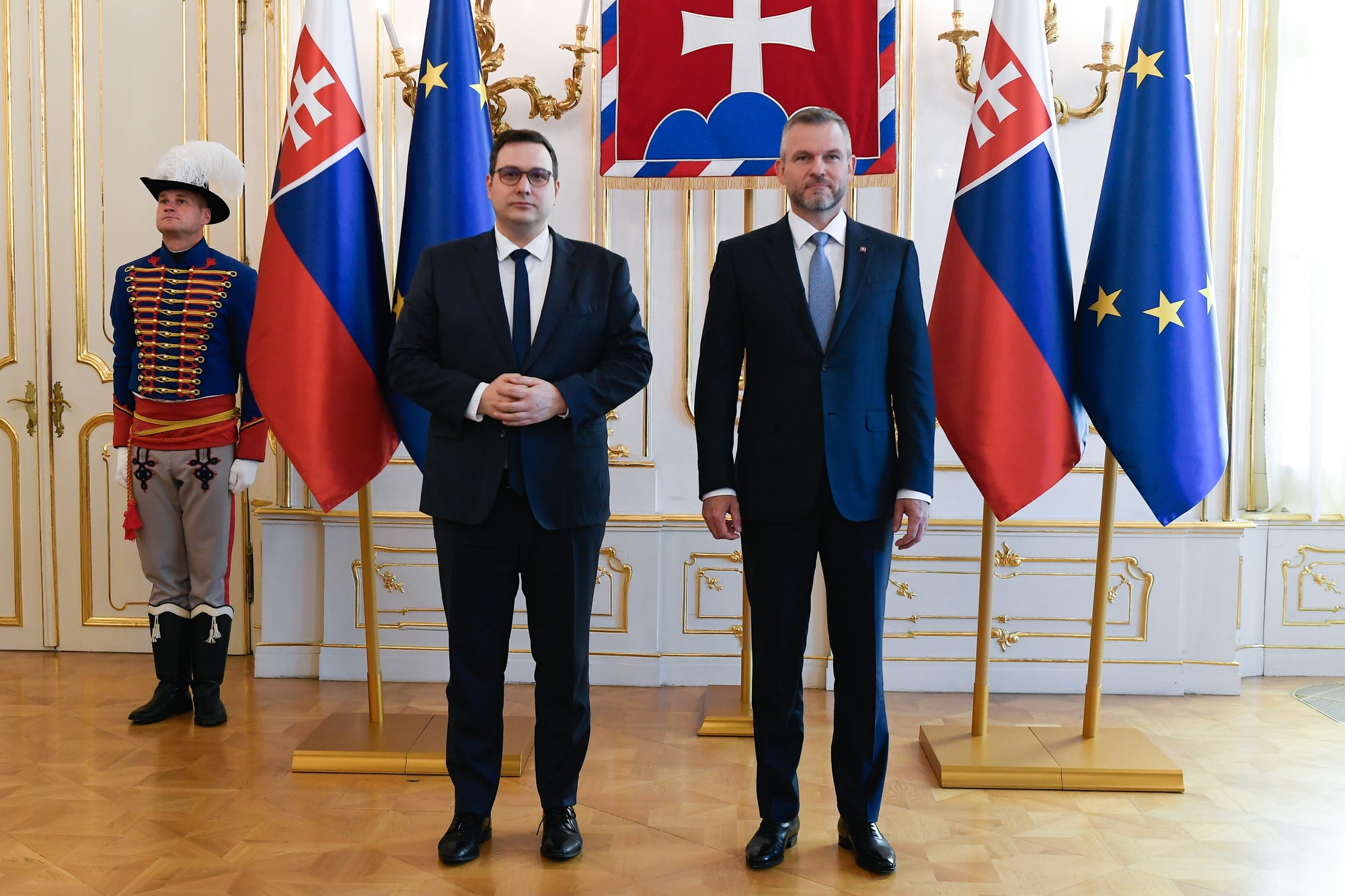 Český minister zahraničných vecí Jan Lipavský na návšteve Slovenska.