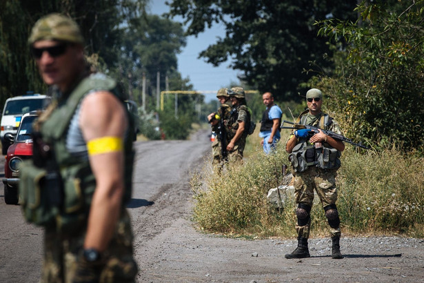 Ukraińscy żołnierze batalionu Donbas EPA/ROMAN PILIPEY Dostawca: PAP/EPA.