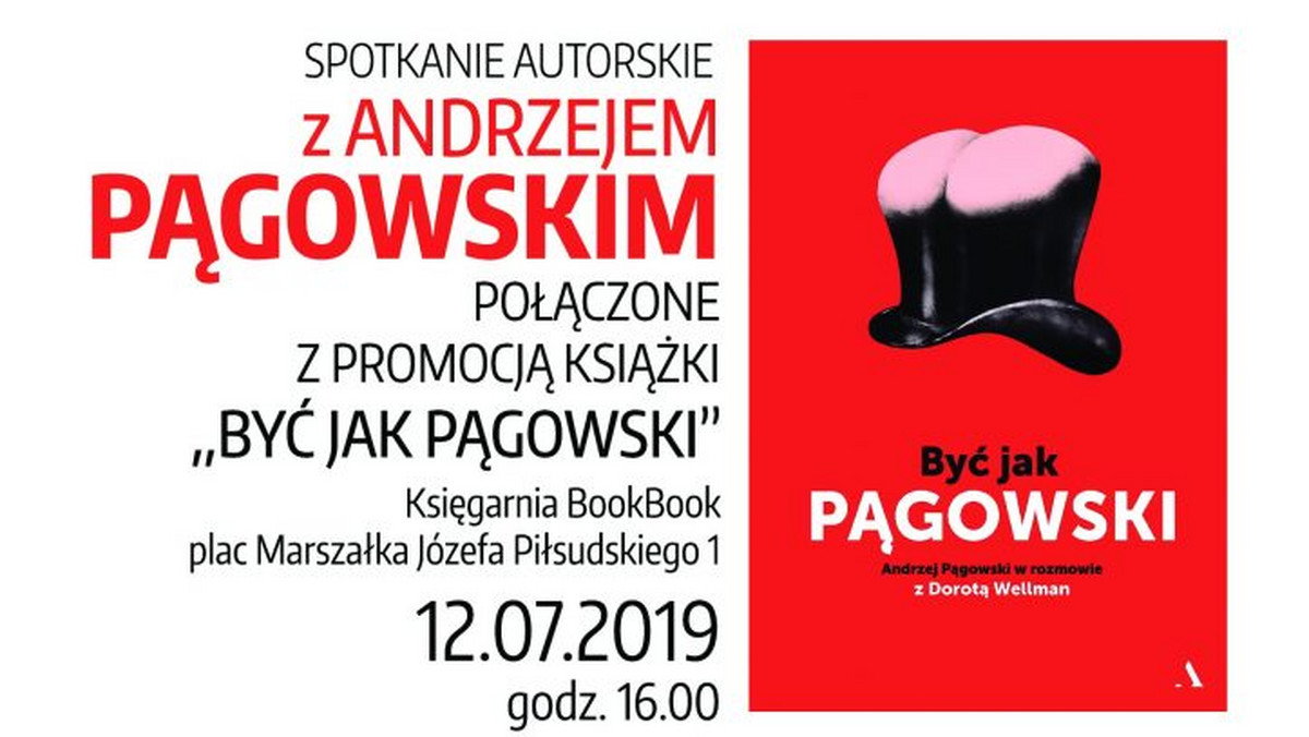 12 lipca w księgarnii BookBook odbędzie się spotkanie z Andrzejem Pągowskim, autorem projektu muralu bluesowego połączone z promocją książki ,,Być jak Pągowski’’. 