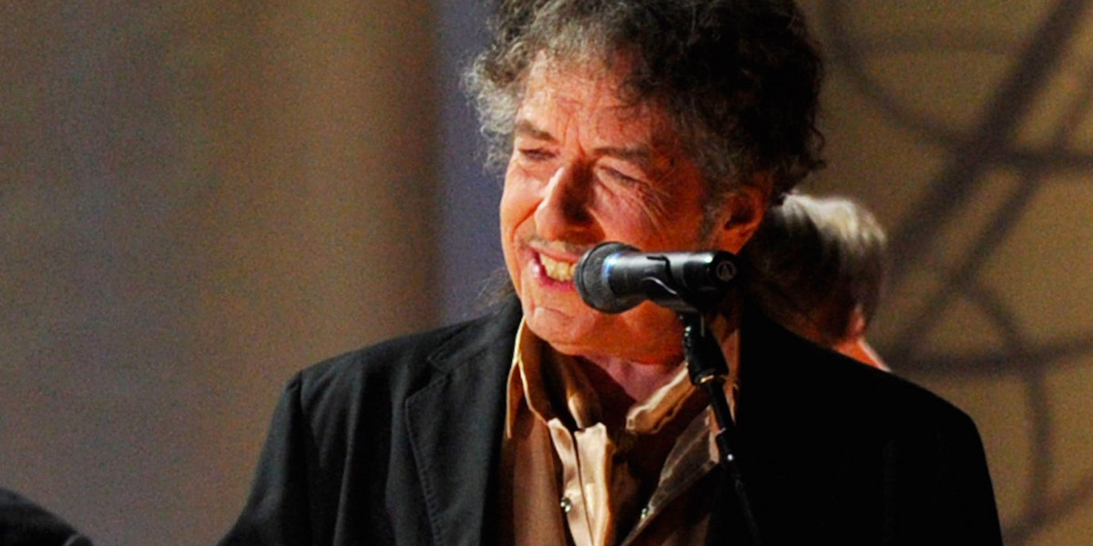 Bob Dylan just won the Nobel Prize in Literature