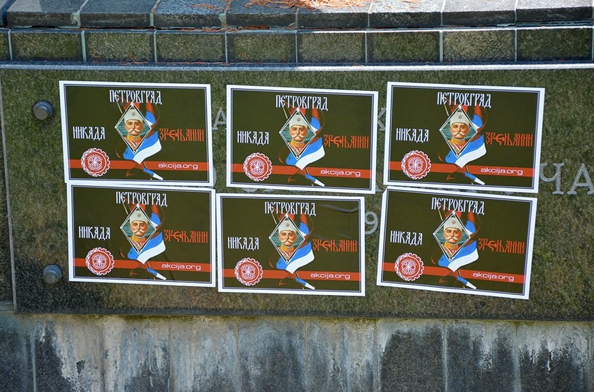 Oskrnavljen spomenik Žarku Zrenjaninu