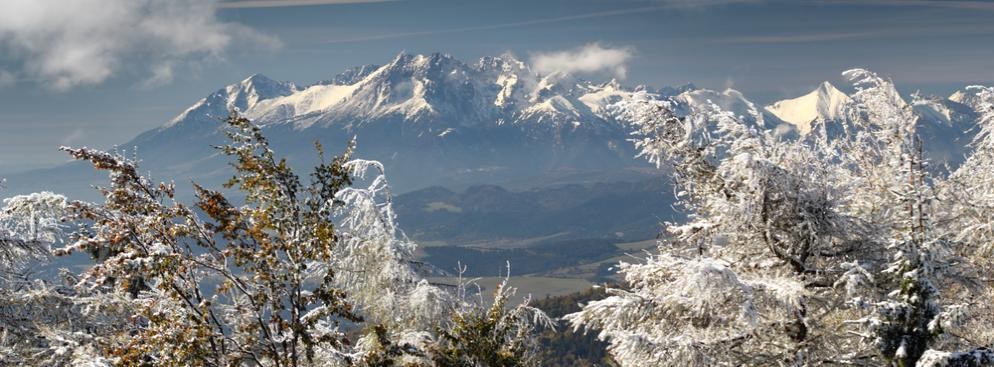 <b>Jaworzyna Krynicka</b><BR><BR>W tym miejscu znajdziemy się na wysokości 1114 m.n.p.m. To szczyt w Beskidzie Sądeckim, znany m. in. z kolei gondolowej. Poza świetnym punktem widokowym jest to takrze jeden z największych w polsce ośrodków narciarskich. W dolinie Czarnego Potoku trafimy do nowoczesnej stacji narciarskiej z 8 trasami i 7 wyciągami. Razem to około 14 kilometrów tras zjazdowych - w tym najdłuższa oświetlona trasa w naszym kraju.