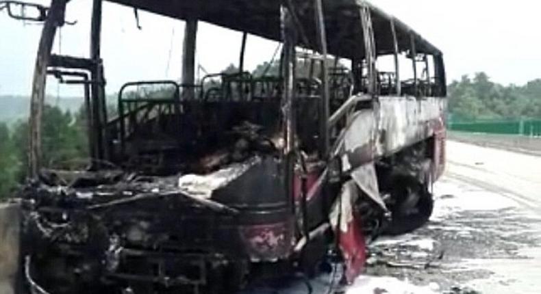 Taiwan bus bursts into flames, killing 26, including 24 tourists from China