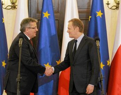 Prezydent liczy na wspólny głos w sprawie Ukrainy i spotkanie z Kaczyńskim