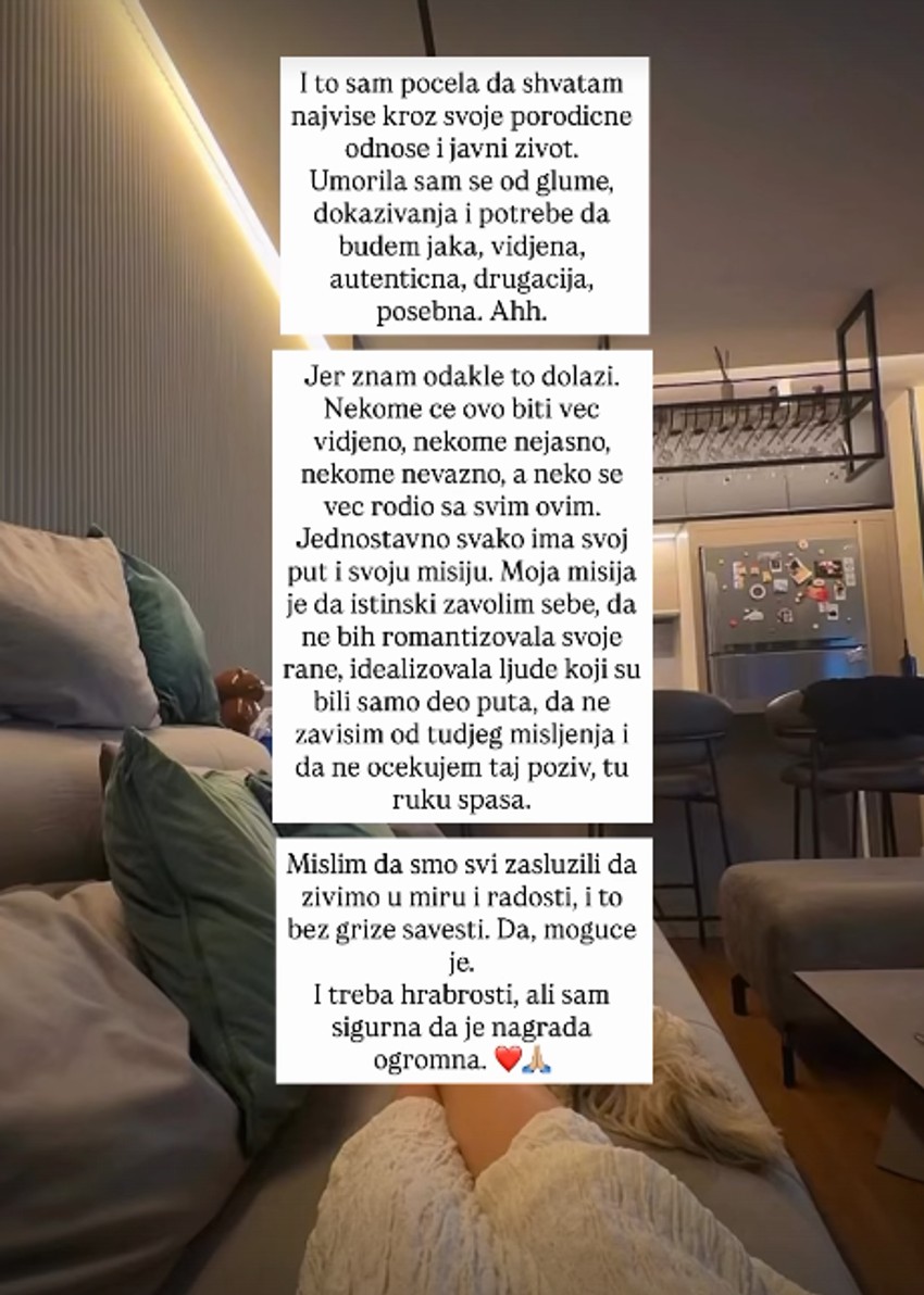 Edita Aradinović, objava