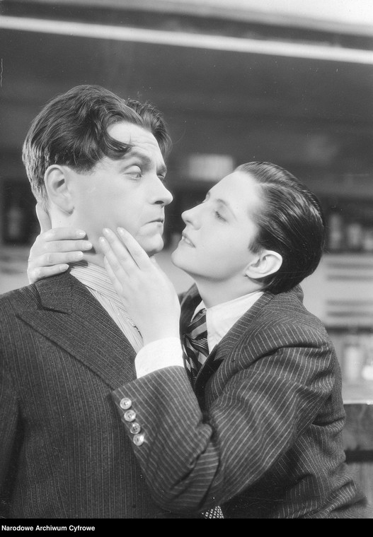 Jadwiga Smosarska i Eugeniusz Bodo w komedii "Czy Lucyna to dziewczyna?" (1934)