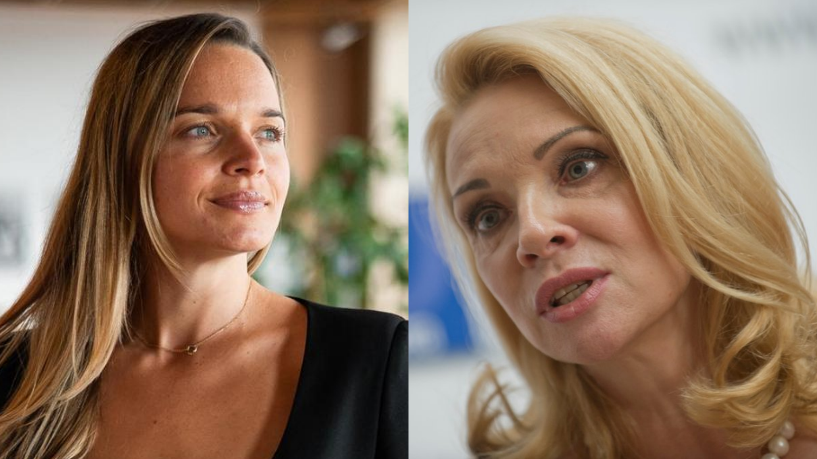 Bývalá poslankyňa NR SR Romana Tabaková a herečka Zdena Studenková.