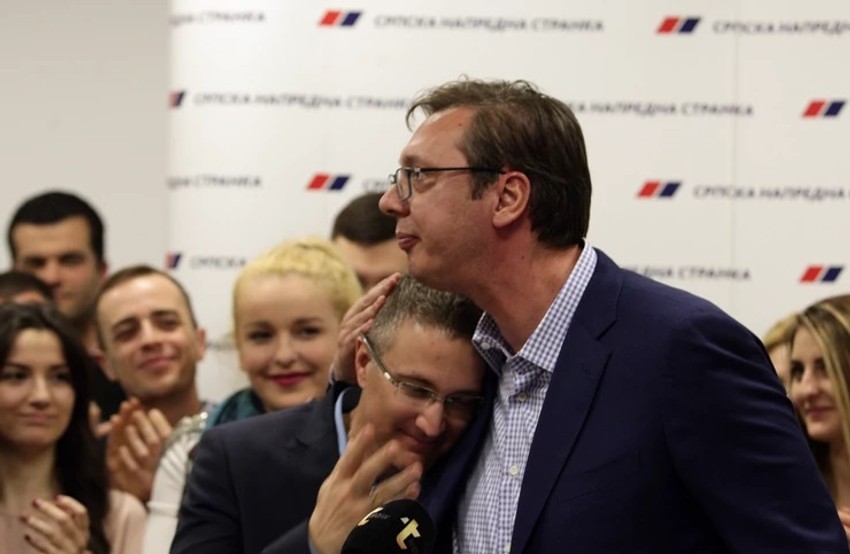 Aleksandar Vučić i Nebojša Stefanović