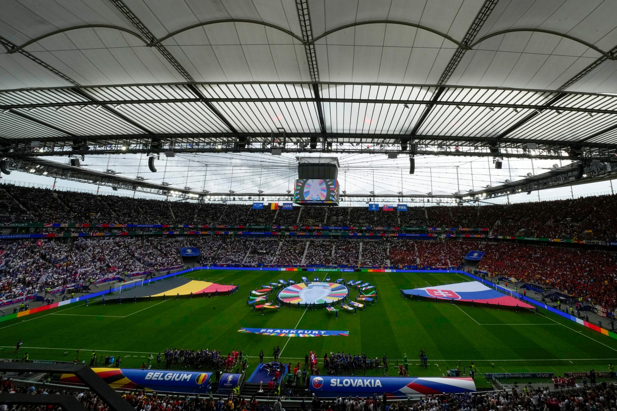 EURO 2024: Zápas Belgicko - Slovensko.