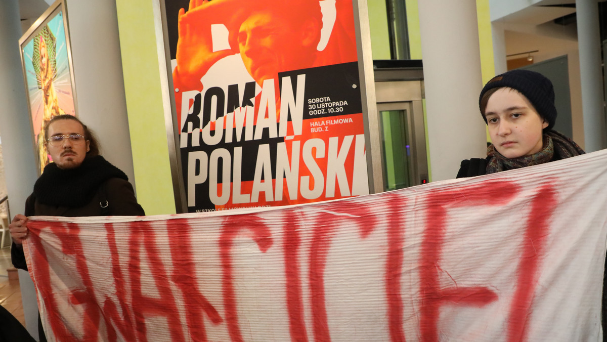 Roman Polański. Protest przeciwko Polańskiemu w Łodzi. Relacja