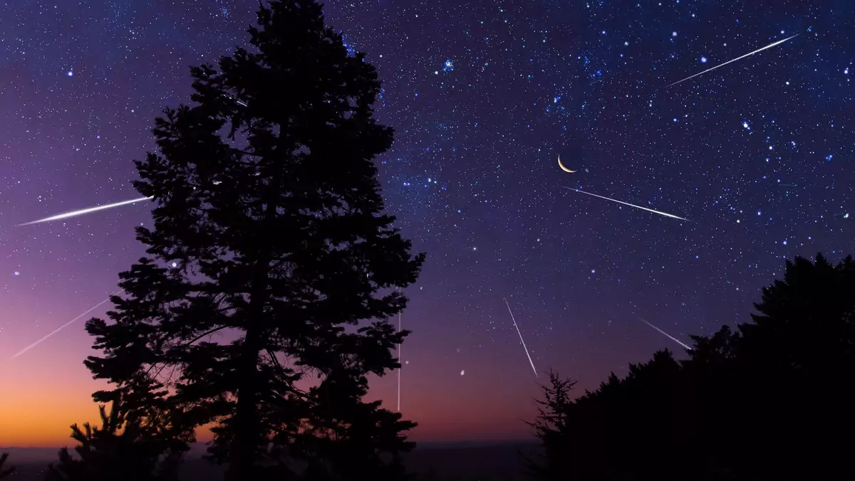 Lirydy to rój meteorytów widoczny na wiosennym niebie