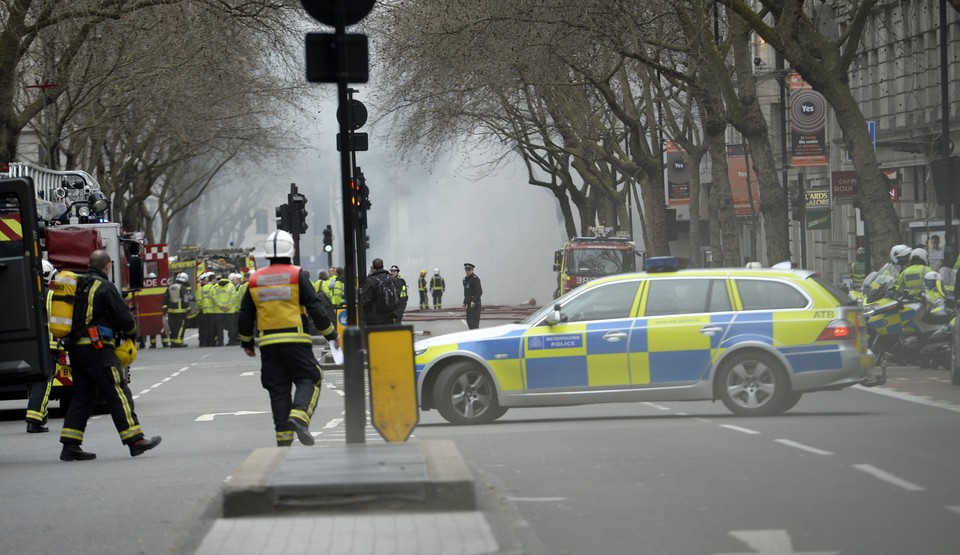 BRITAIN ACCIDENT (Fire in Holborn)