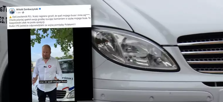 Rowerzysta groził posłowi KO, że spali jego auto. Na tym się nie skończyło