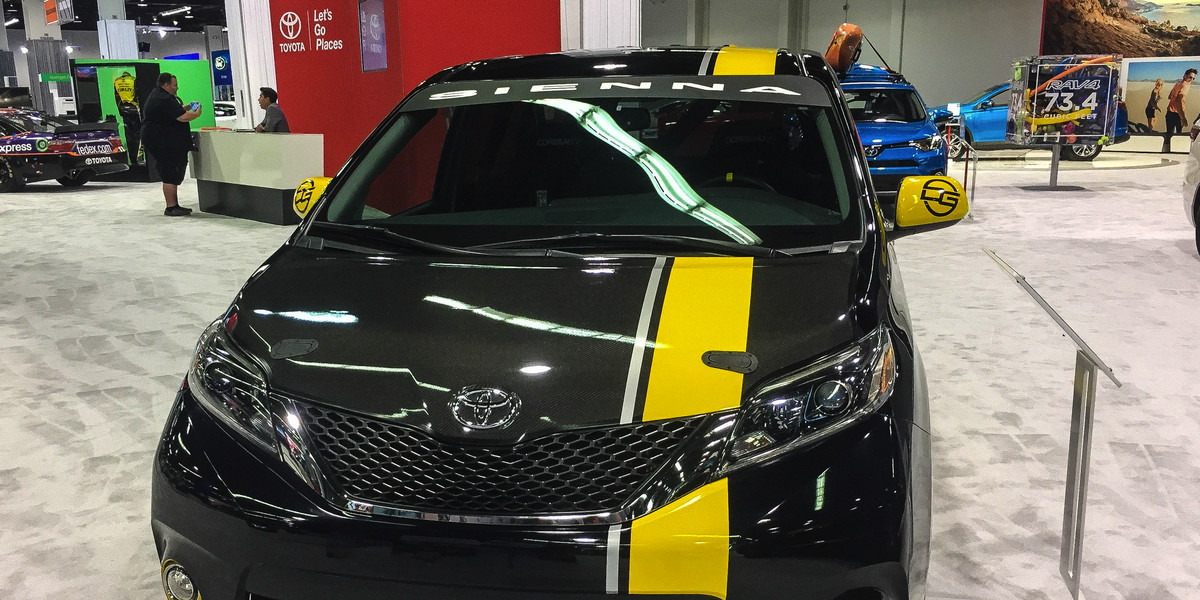 Toyota tricked this minivan into a high-performance racer