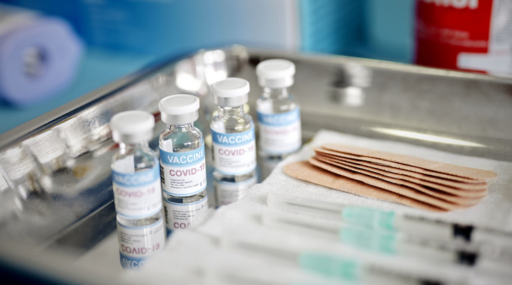 Covid-19 elleni vakcinák egy oltóközpontban / Fotó: Getty Images